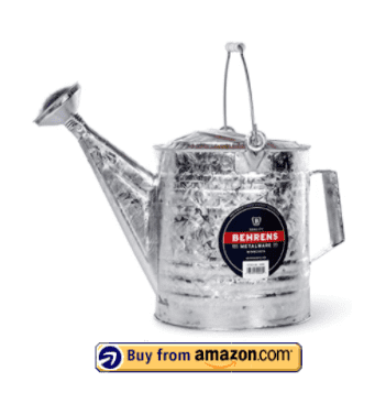 Behrens 210 2 ½ -Gallon Steel Watering Can, Silver