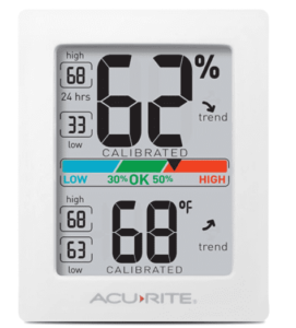 AcuRite Monitor for Greenhouse hygrometer