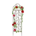 Best Choice Products Iron Arched Garden Trellis
