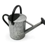 Cesun Metal Watering Can Galvanized Steel Watering Pot 1 gallon