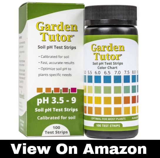 Garden Tutor Soil pH Test Strips Kit