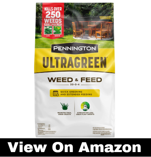Pennington 100536600 UltraGreen Weed & Feed Lawn Fertilizer, 12.5 LBS, Covers 5000 Sq Ft