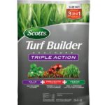Scotts Turf Builder Southern Triple Action - Weed Killer, Lawn Fertilizer, Fire Ant Killer & Preventer - Kills Clover, Oxalis, Dollarweed & More, Covers up to 8,000 sq. ft., 27 lb.
