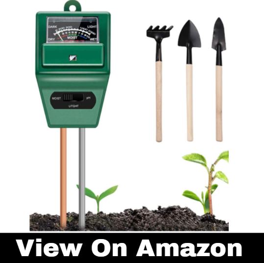 soil Moisture Meter Plant Test - 3-in-1 Soil Test Kits Moisture/Light/pH Meter for Garden Farm Lawn Planting Hygrometer