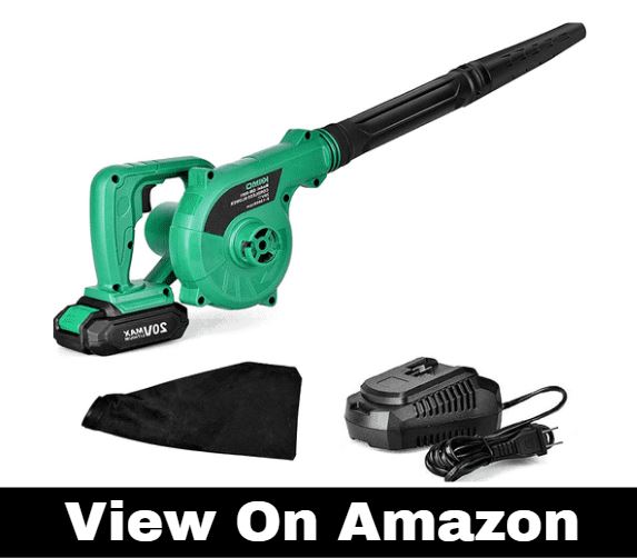 Cordless Leaf Blower - 20V 2.0 Ah Lithium Battery 2in1 Sweeper