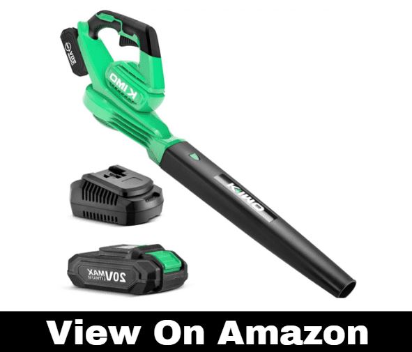 Cordless Leaf Blower - 20V Leaf Blower Battery Powered for Lawn Care, Leaves and Snow Blowing, Variable-Speed