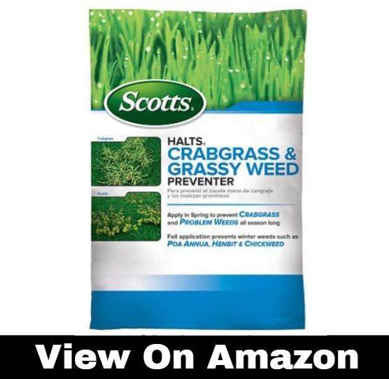 Scotts Crabgrass, Pre Emergent Control for Lawns, Halts Crabgrass & Grassy Weed Preventer, 10,000 sq ft,
