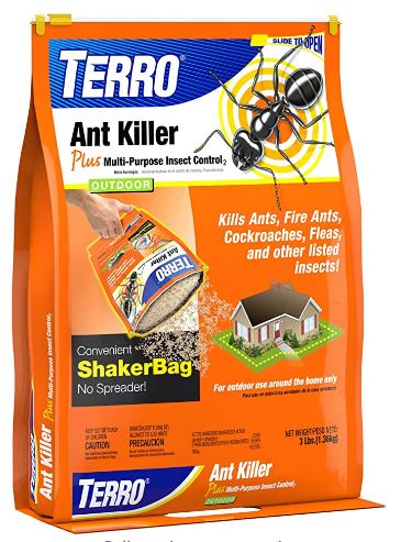 TERRO 3 lb Ant Killer Plus – Also Kills Cockroaches, Fleas, and other listed insects