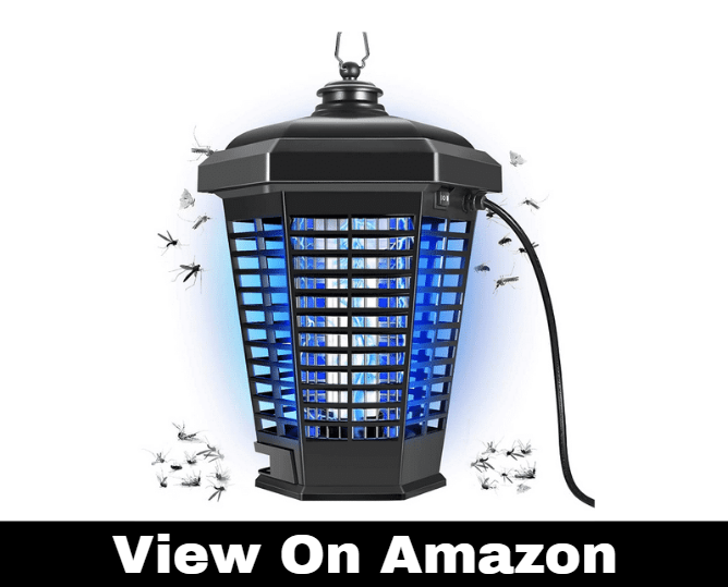 Bug Zapper, 4200V Powerful Electric Mosquito Killer, 18W Insect Fly Trap for Indoor and Outdoor, Mosquito Traps, Waterproof Mosquito Lamp for Patio,Backyard,Home (Black)