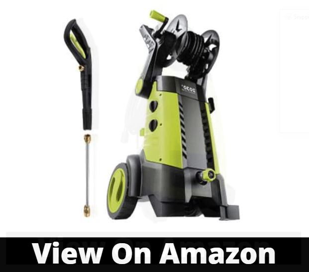 Sun Joe SPX3001 2030 PSI 1.76 GPM 14.5 AMP Electric Pressure Washer with Hose Reel, Green
