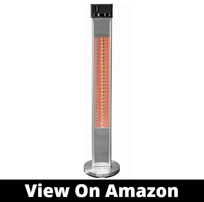 EnerG+ Infrared Electric Outdoor Heater Freestanding with Remote