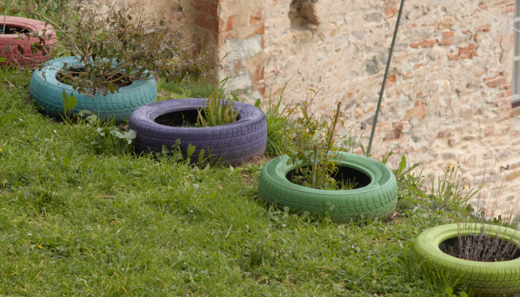 DIY Tire Garden